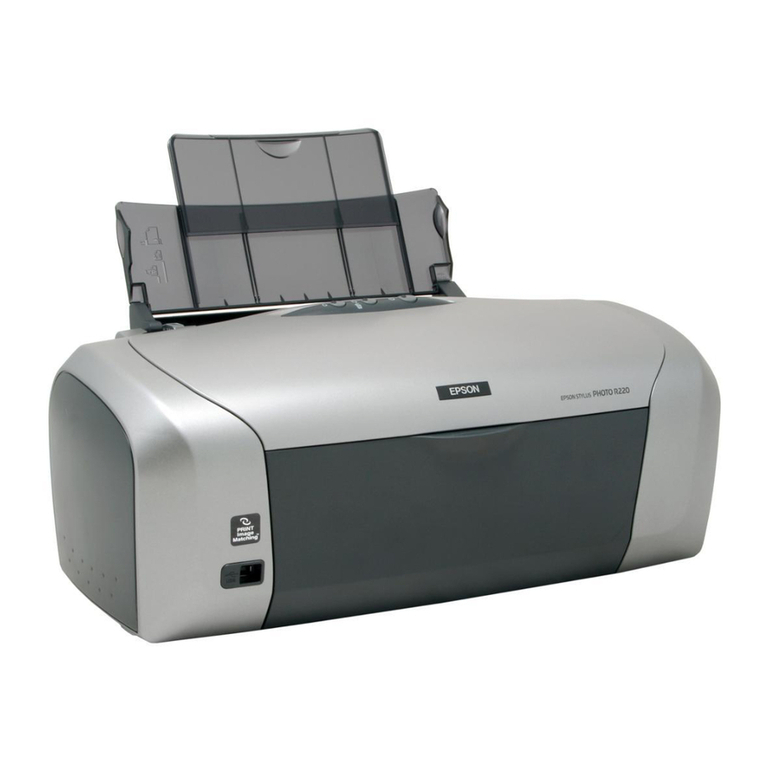 Epson R220 - Stylus Photo Color Inkjet Printer User manual