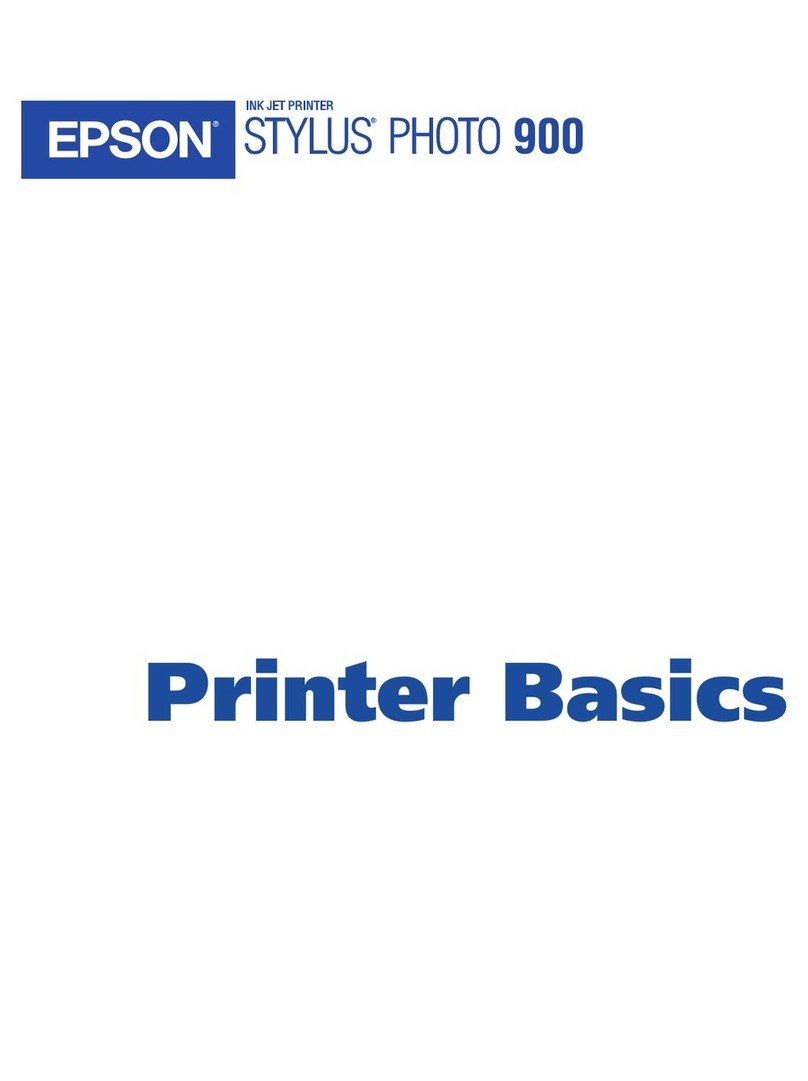 Epson Stylus Photo 900 Installation guide