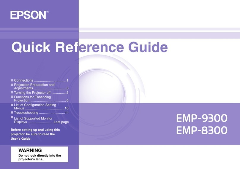 Epson EMP-8300 User manual