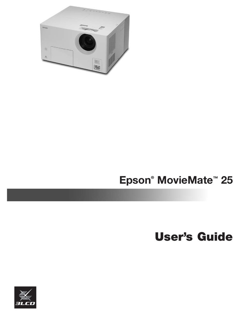 Epson MovieMate 25 User manual