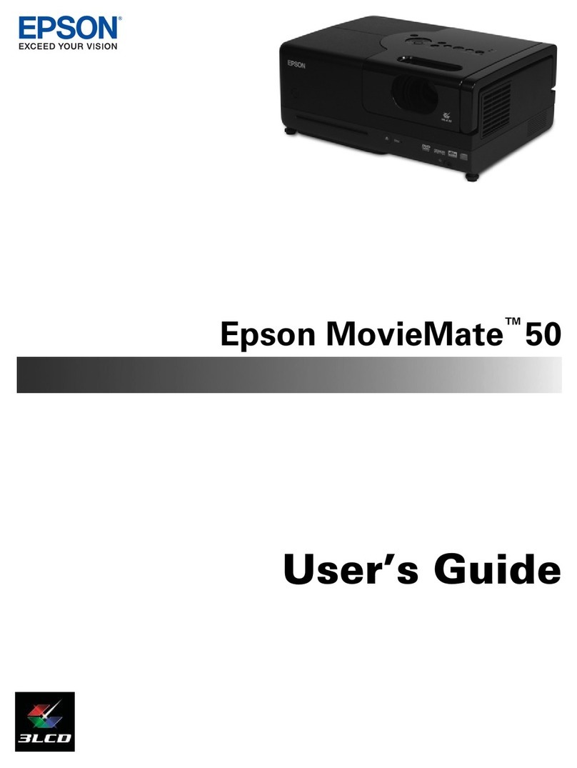 Epson MovieMate 50 User manual
