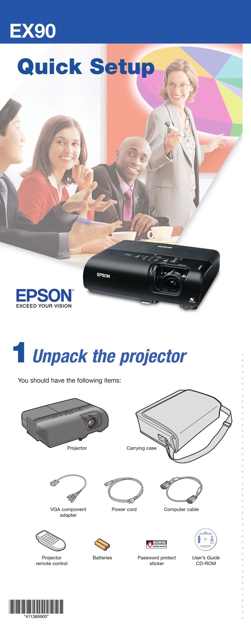 Epson EX90 Specification sheet