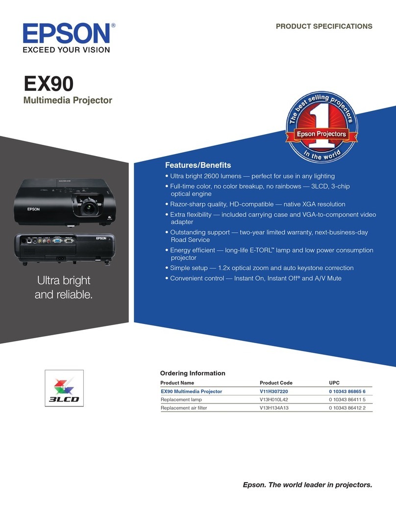 Epson EX90 User manual