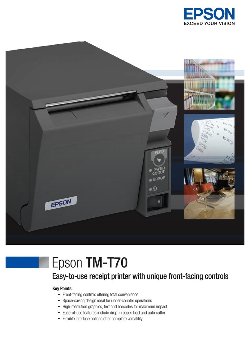 Epson TM-T70 User manual