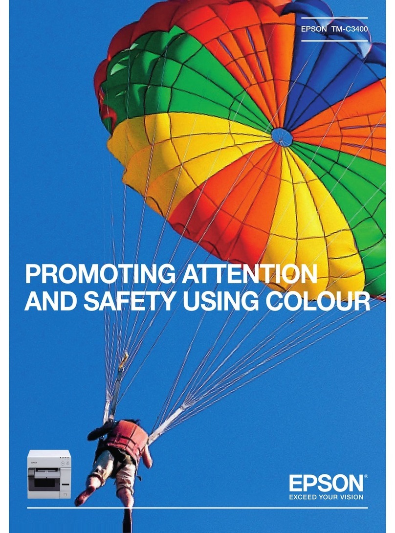 Epson SecurColor TM-C3400 User manual