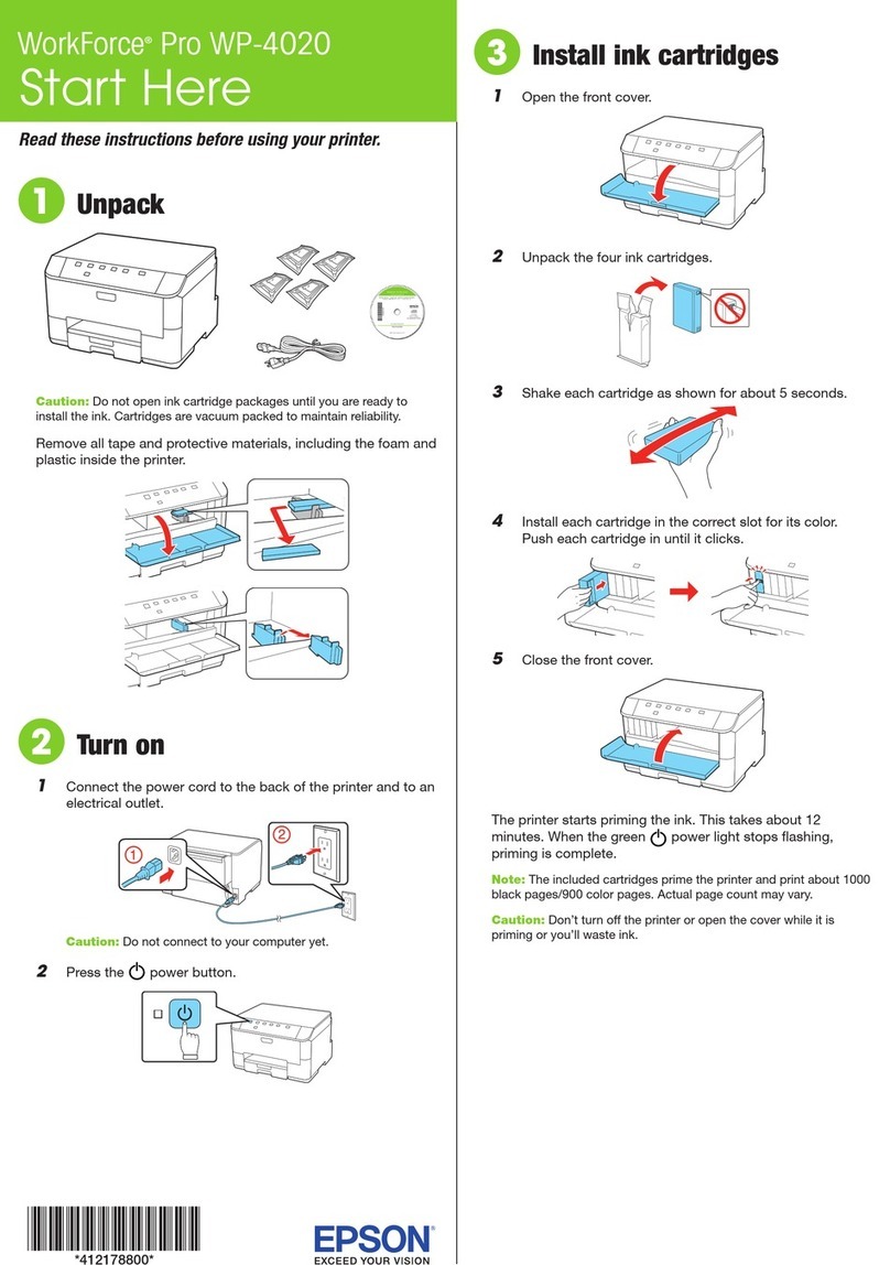 Epson WorkForce WP-4020 User manual