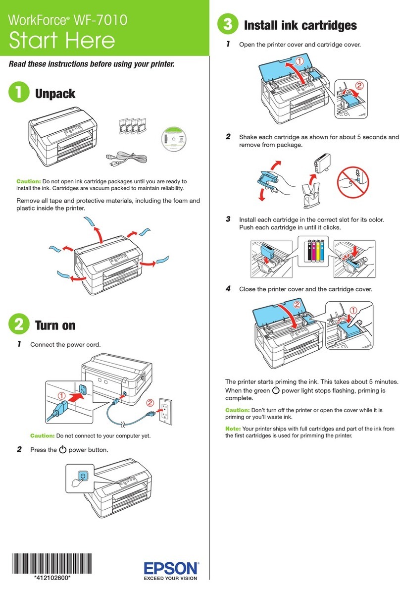 Epson WorkForce WF-7010 User manual