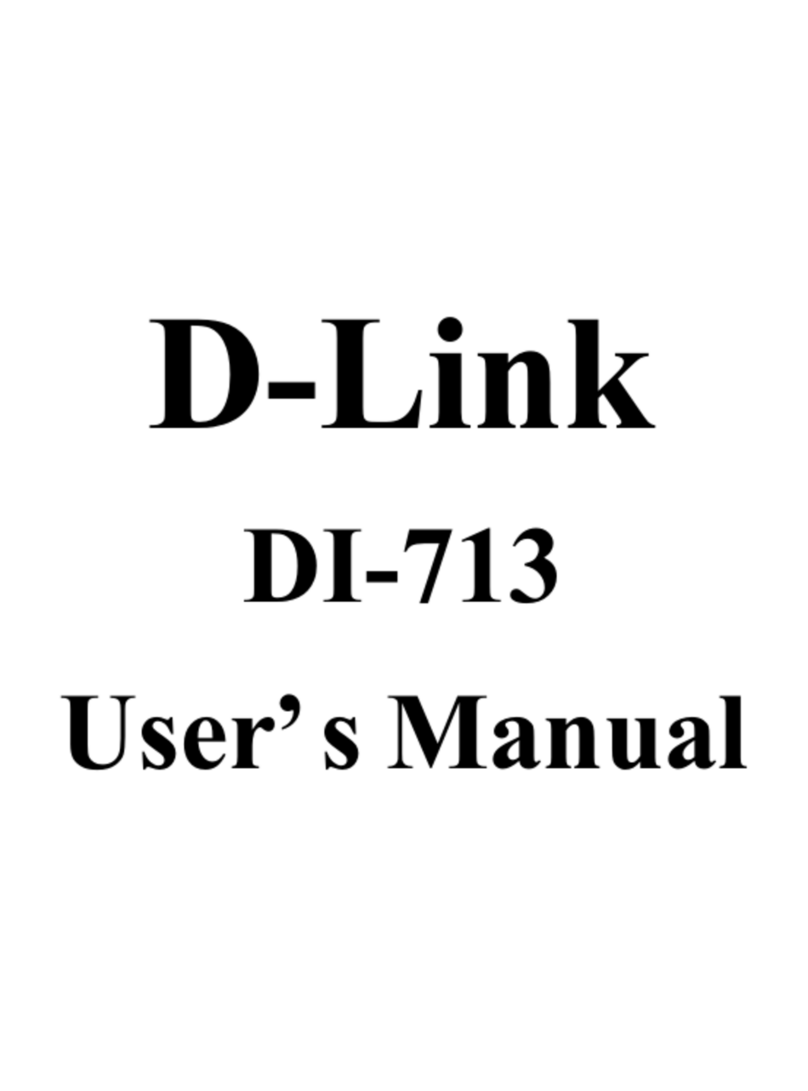 D-Link DI-713 User manual