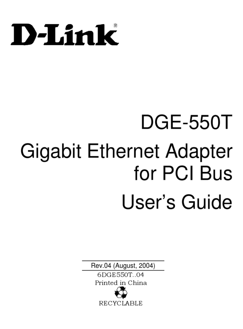 D-Link DGE-550T User manual
