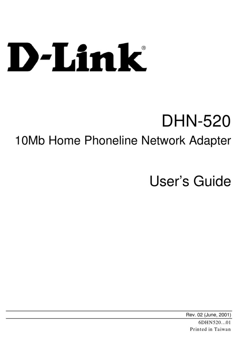 D-Link DHN-520 User manual D-Link DHN-520 User manual