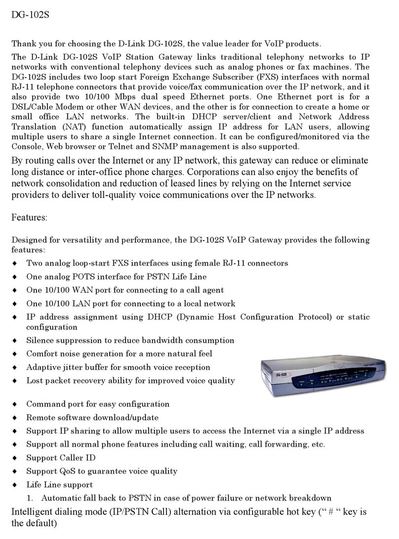D-Link DG-102S User manual