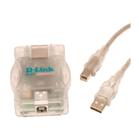 D-Link DSB-650TX User manual