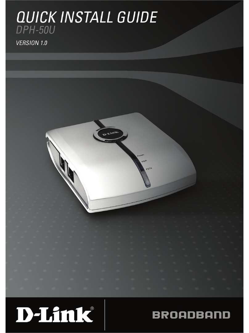 D-Link D DPH-50U DPH-50U User manual
