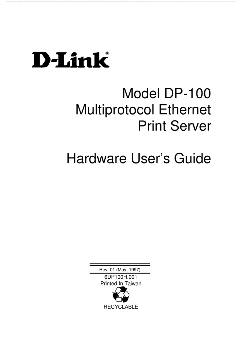 D-Link DP-100 Installation manual