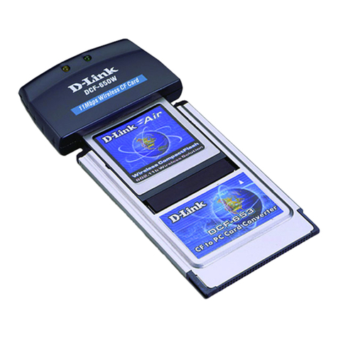D-Link DCF-650WK User manual D-Link DCF-650WK User manual