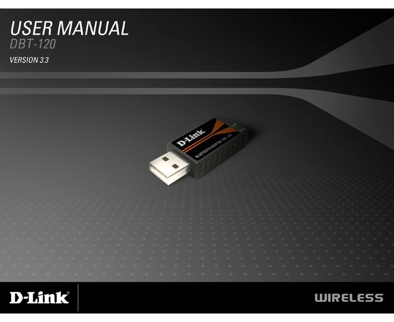 D-Link PersonalAir DBT-120 User manual