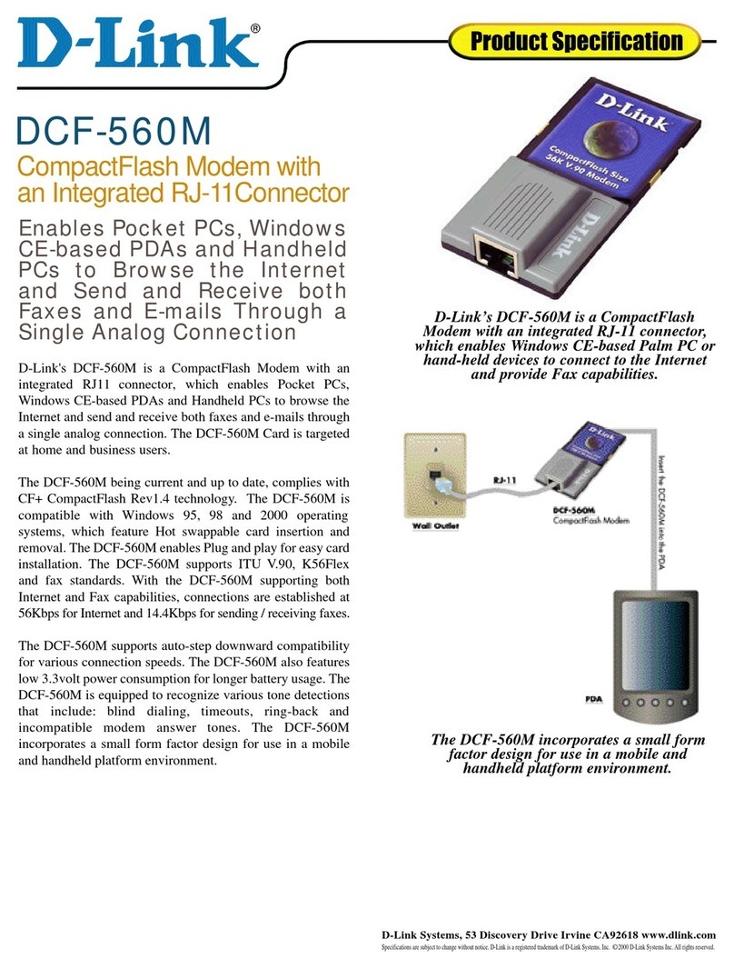 D-Link DCF-560M Owner's manual D-Link DCF-560M Owner's manual