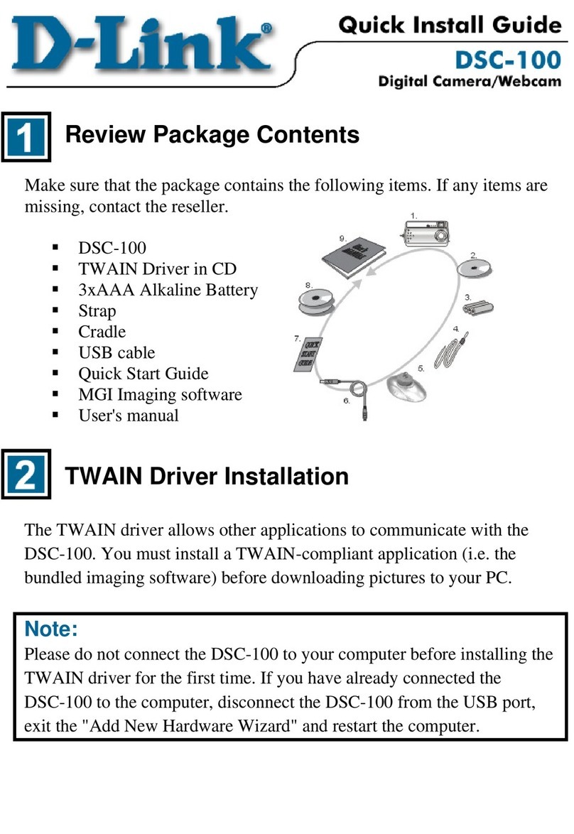 D-Link DSC-100 User manual D-Link DSC-100 User manual