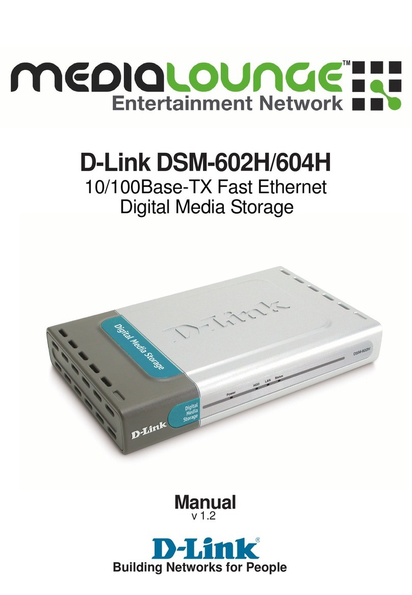D-Link MediaLounge DSM-602H User manual D-Link MediaLounge DSM-602H User manual