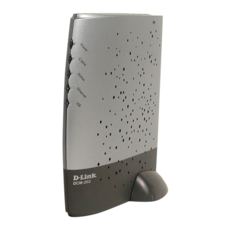 D-Link DCM202 - Express Ethernetwork DOCSIS 2.0 Cable... Quick guide