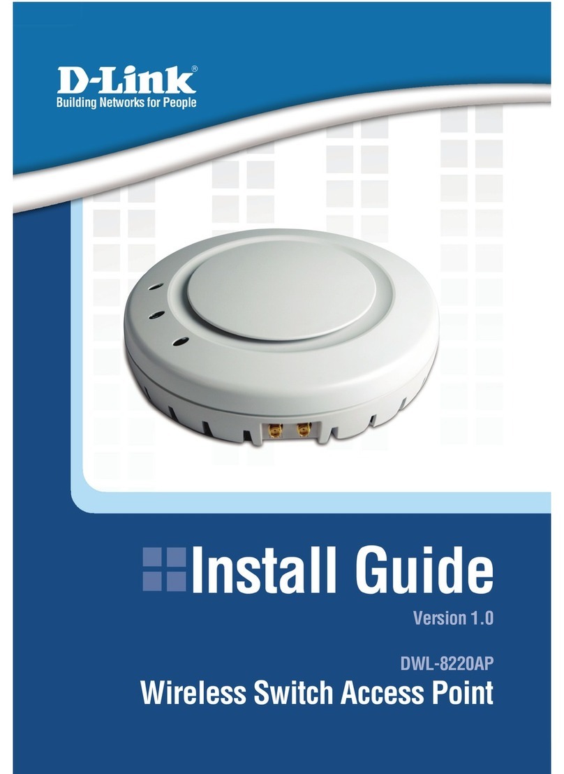 D-Link DWL-8220AP - AirPremier Wireless Switch Dualband Access... User manual D-Link DWL-8220AP - AirPremier Wireless Switch Dualband Access... User manual