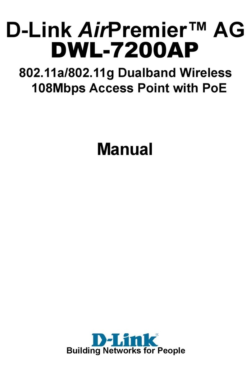 D-Link DWL-7200AP - AirPremier AG - Wireless Access... User manual