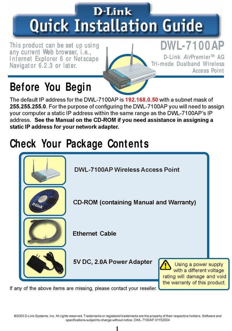 D-Link DWL-7100AP User manual D-Link DWL-7100AP User manual