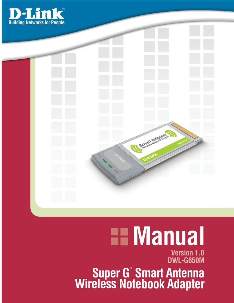 D-Link DWL-G650M - Super G With MIMO User manual