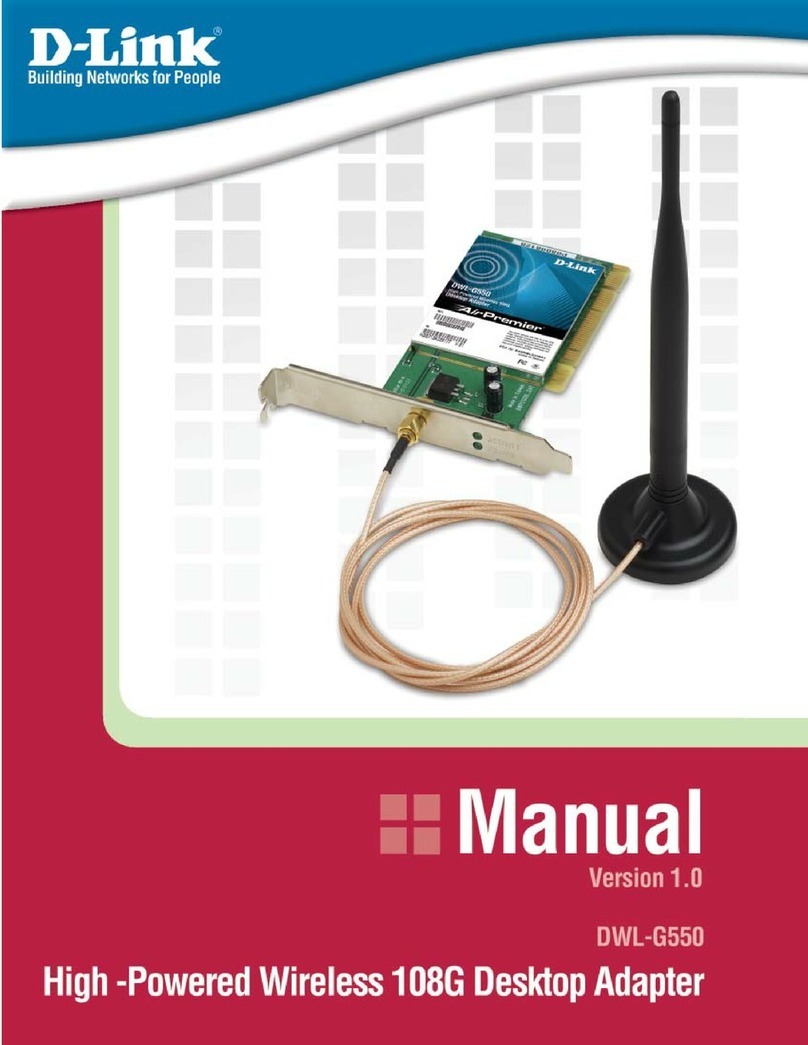 D-Link DWL-G550 User manual