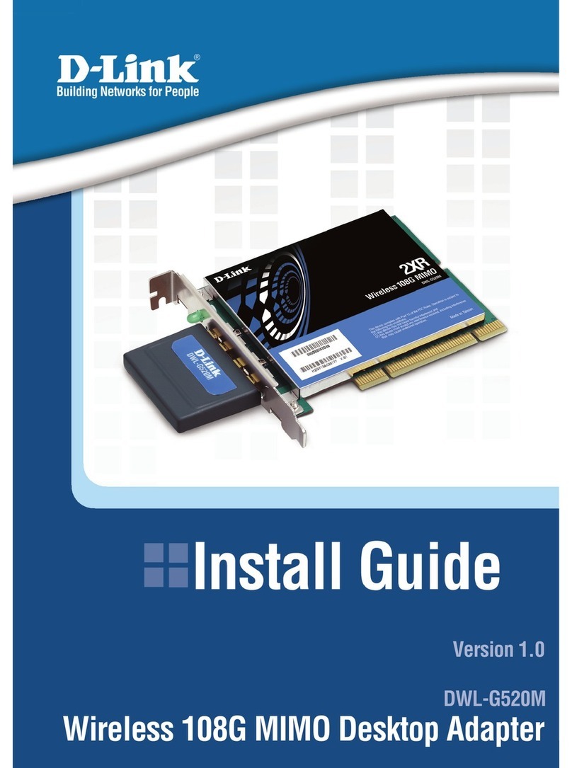 D-Link DWL-G520M User manual