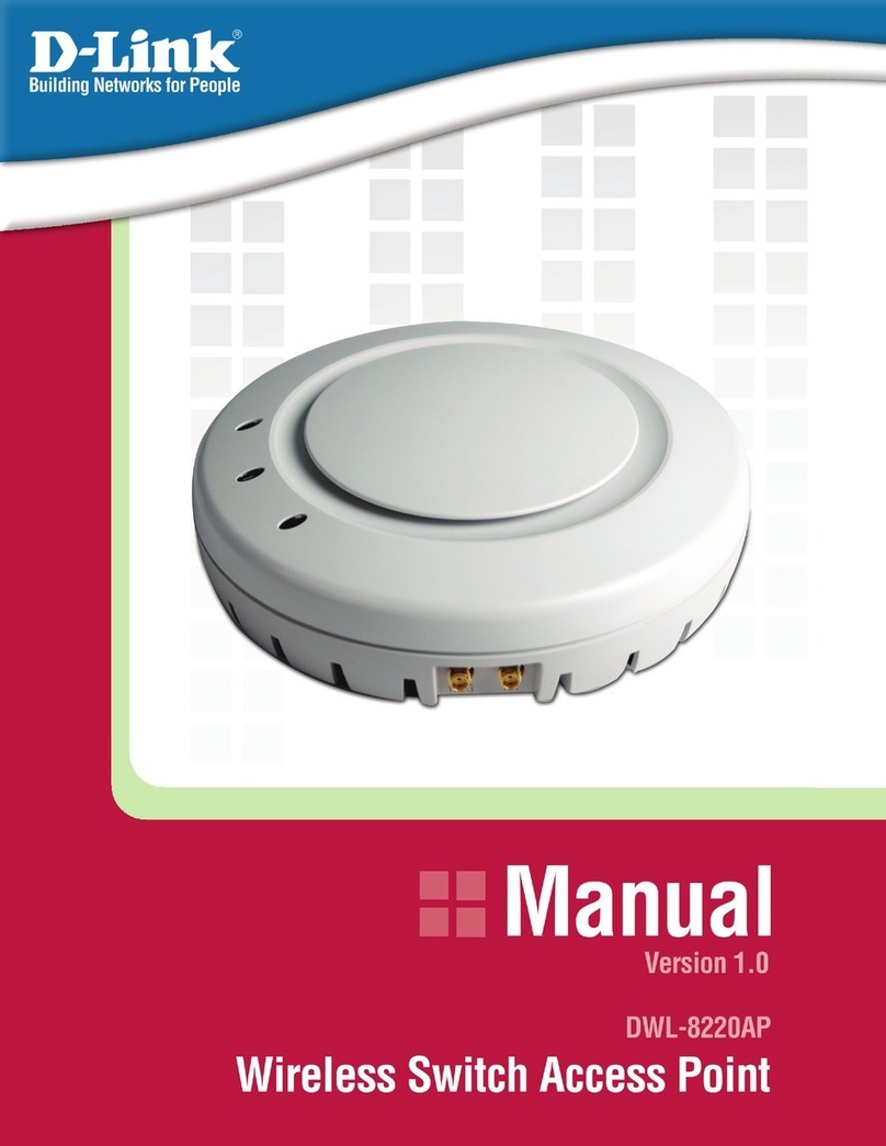 D-Link DWL-8220AP - AirPremier Wireless Switch Dualband Access... User manual D-Link DWL-8220AP - AirPremier Wireless Switch Dualband Access... User manual