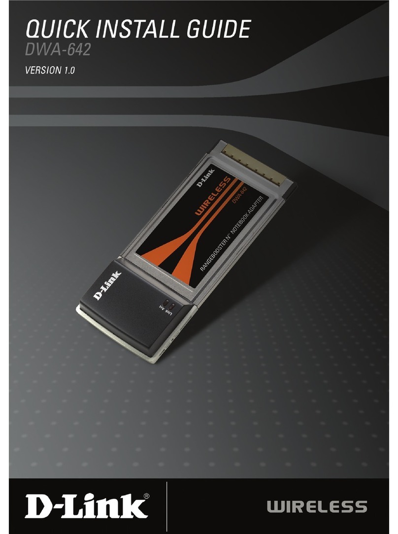 D-Link DWA-642 User manual D-Link DWA-642 User manual