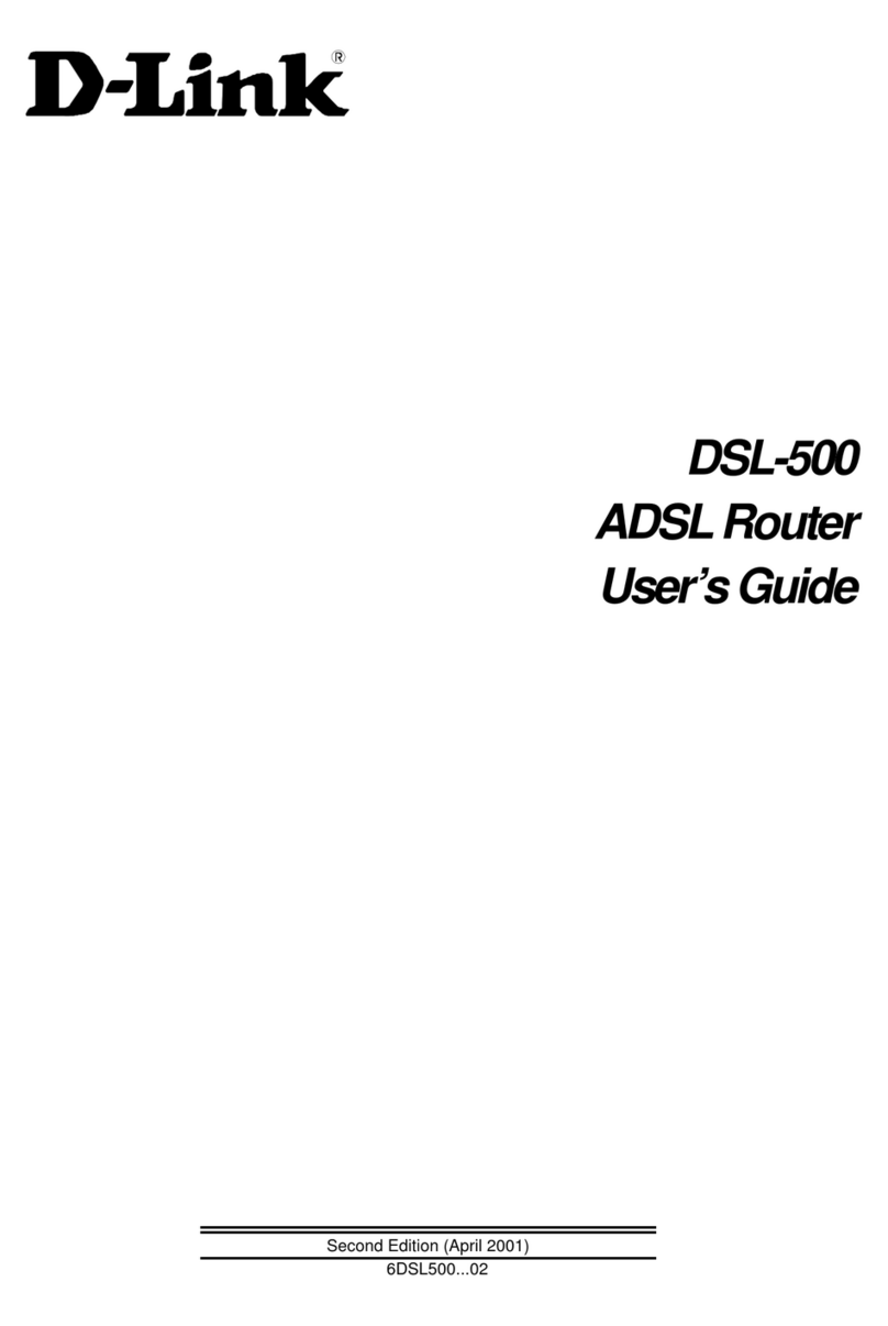 D-Link DSL-500 User manual