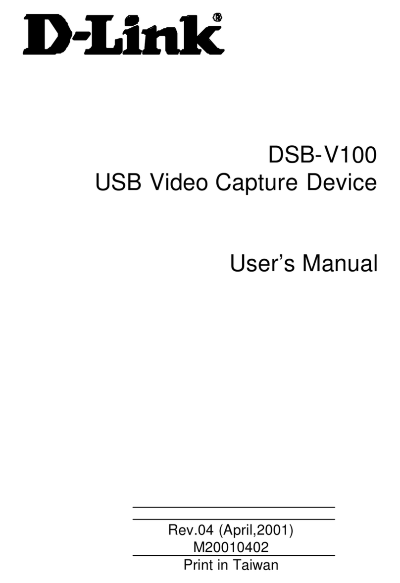 D-Link DSB-V100 User manual D-Link DSB-V100 User manual