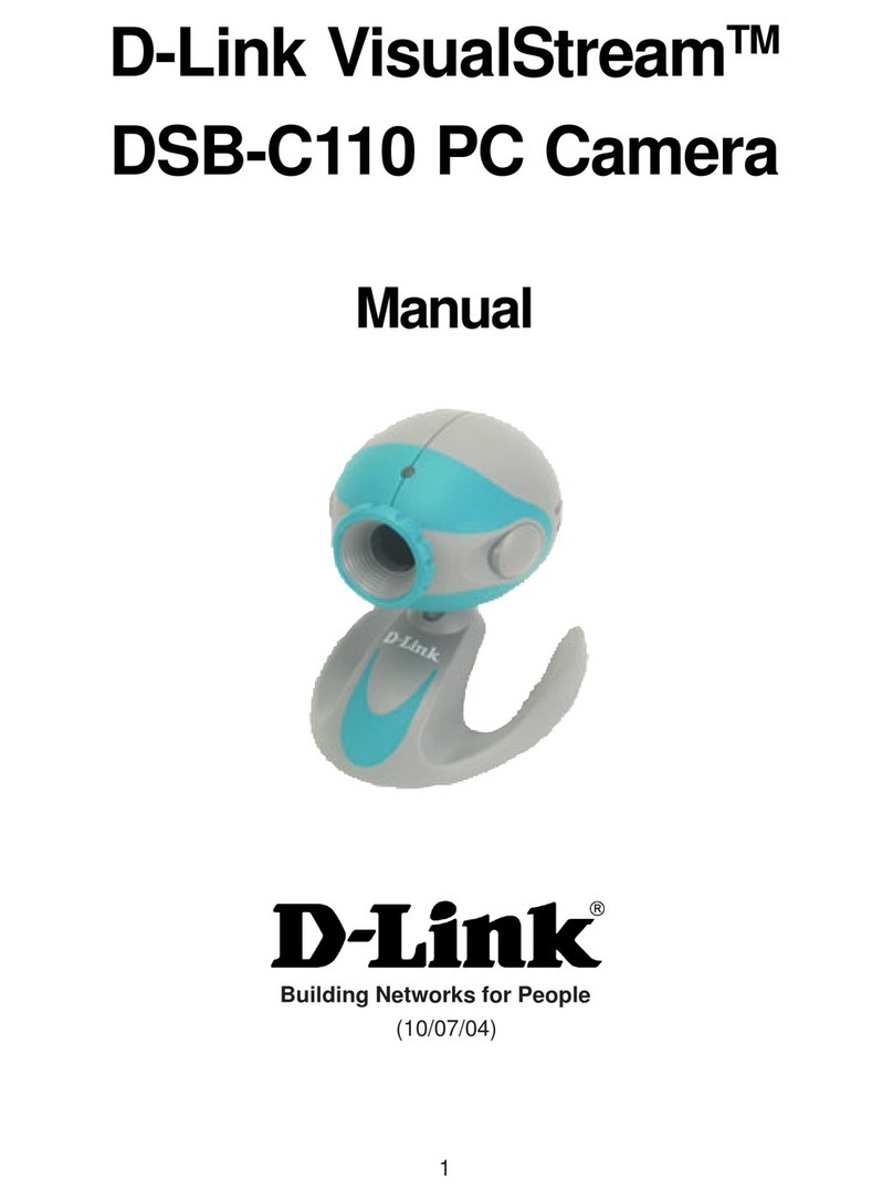 D-Link VisualStream DSB-C110 User manual D-Link VisualStream DSB-C110 User manual