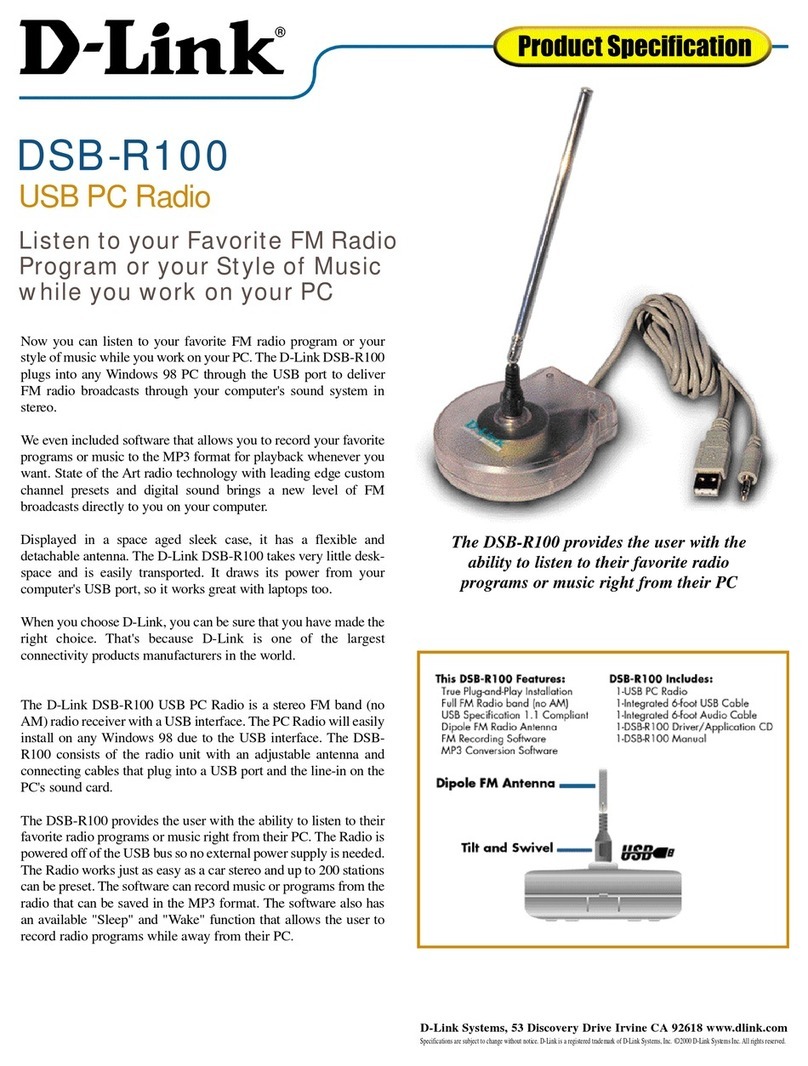 D-Link DSB-R100 User manual