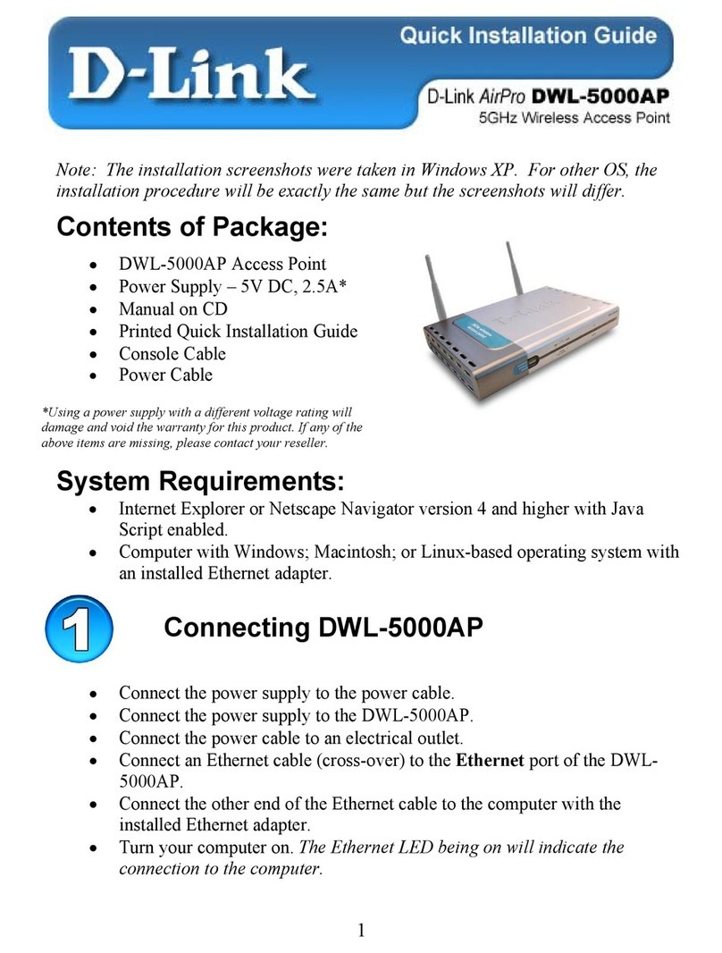 D-Link AirPro DWL-5000AP User manual D-Link AirPro DWL-5000AP User manual