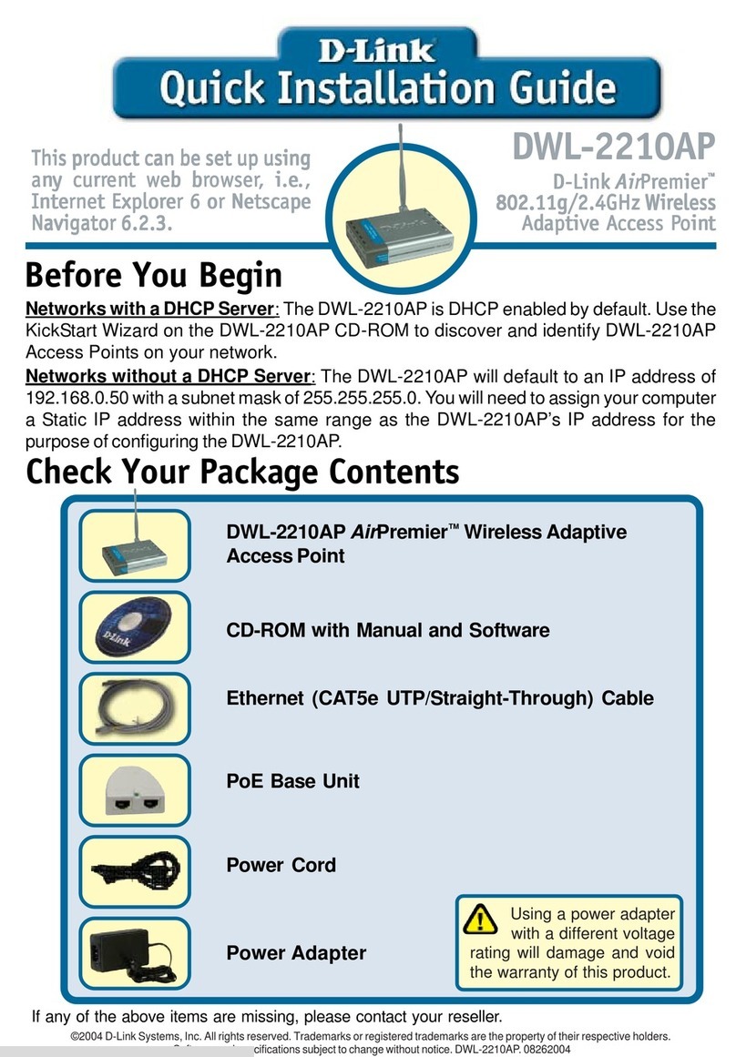 D-Link AirPremier DWL-2210AP User manual