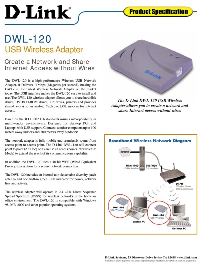 D-Link Air DWL-120 User manual