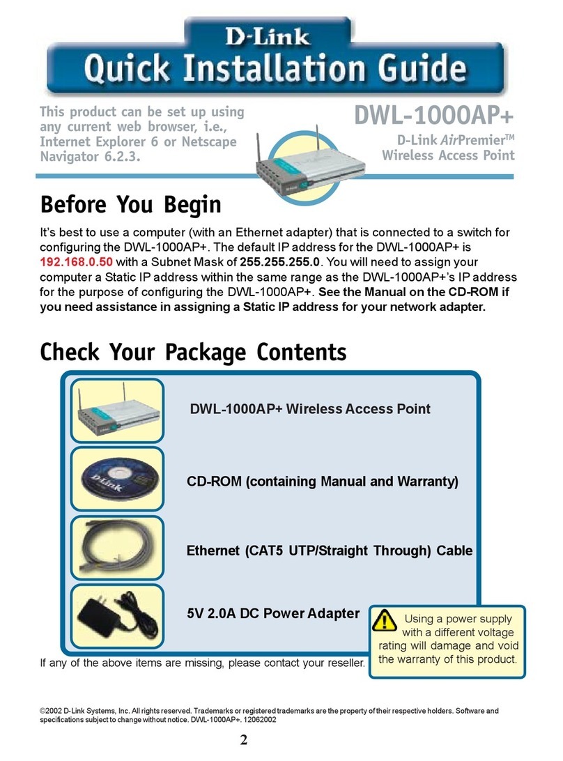 D-Link DWL-1000AP+ User manual D-Link DWL-1000AP+ User manual
