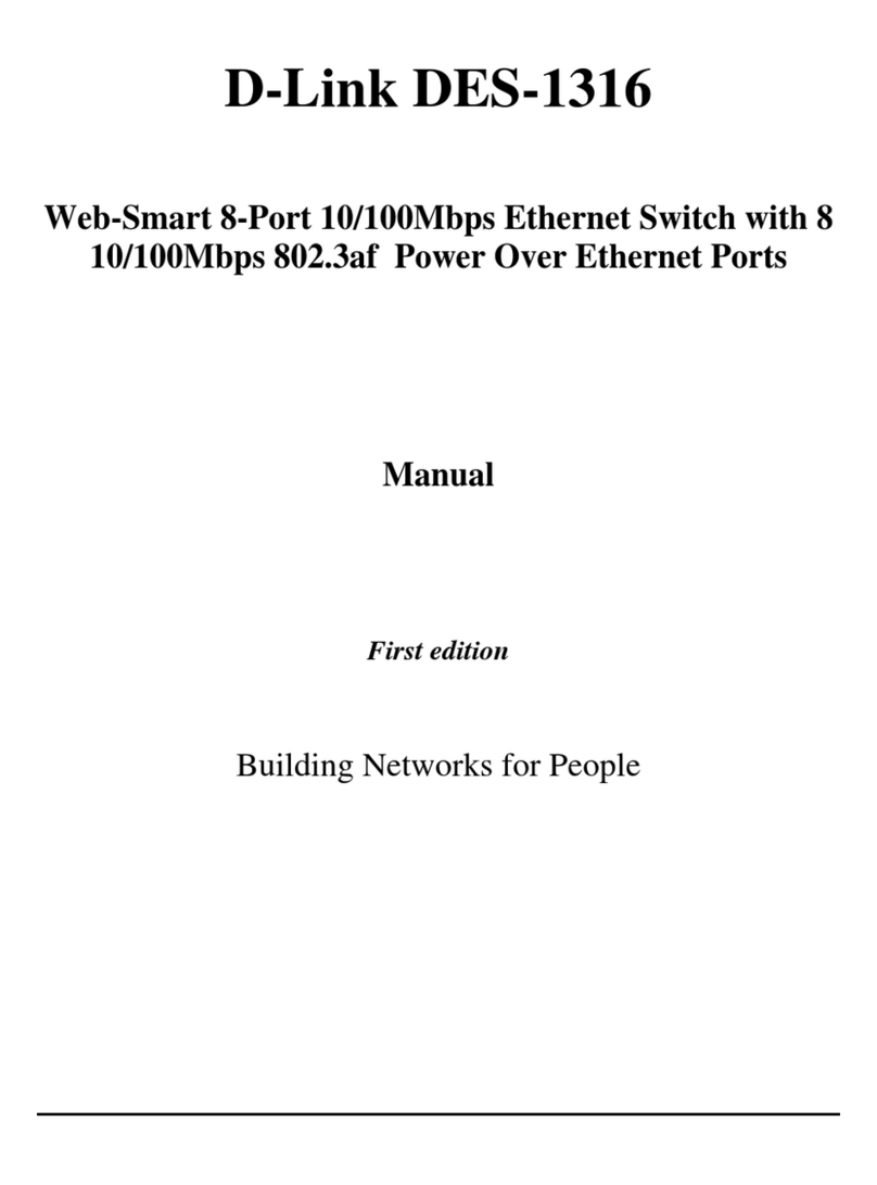 D-Link DES-1316 - Switch User manual D-Link DES-1316 - Switch User manual
