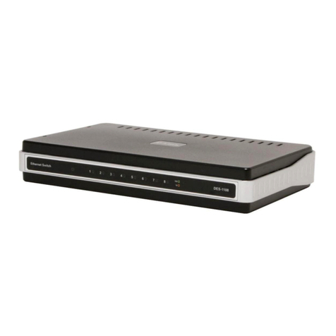 D-Link DES-1108 - Switch User manual D-Link DES-1108 - Switch User manual