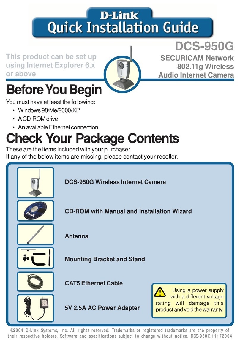 D-Link WIRELESS G DCS-950G User manual