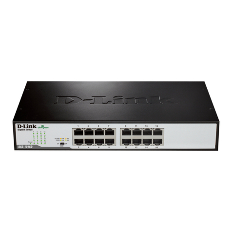 D-Link DGS-1016D - Switch User manual