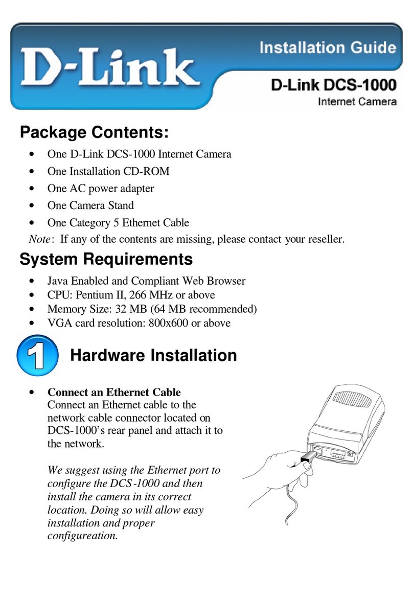 D-Link DCS-1000 User manual