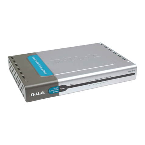 D-Link Airspot DSA-3100 User manual D-Link Airspot DSA-3100 User manual