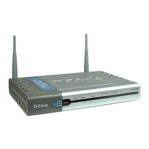 D-Link AirSpot DSA-3200 User manual
