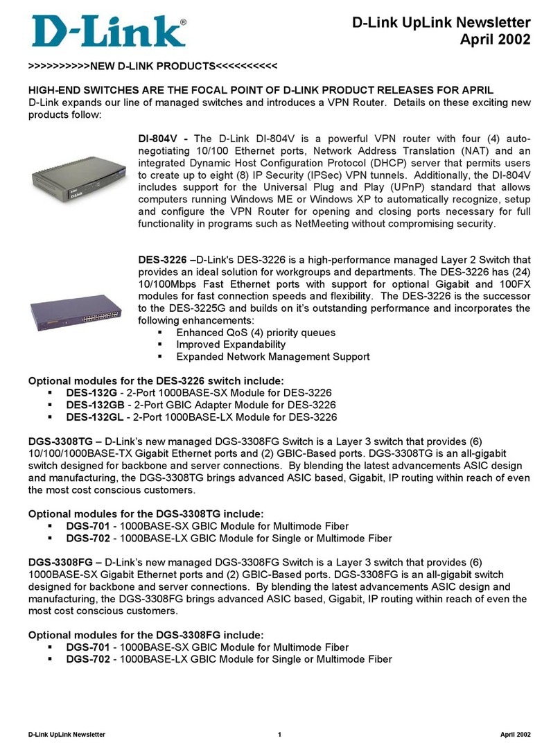 D-Link DI-804V User manual