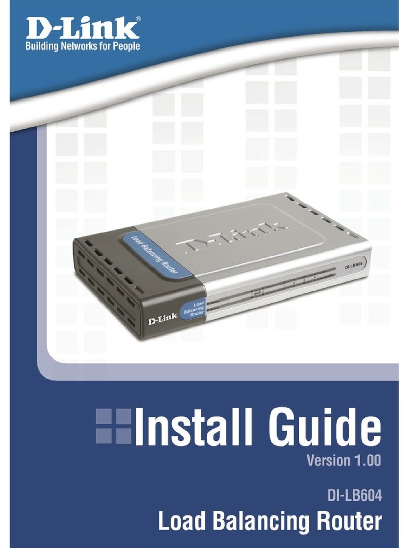 D-Link DI-LB604 - Load Balancing Router User manual