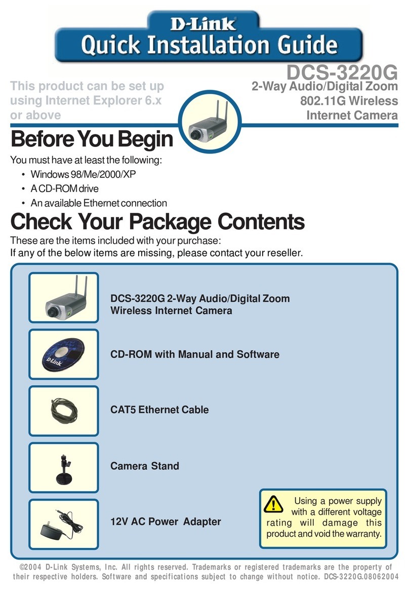 D-Link SECURICAM Network DCS-3220G User manual